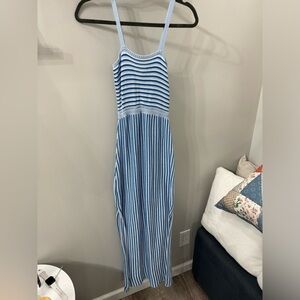 Blue maxi dress